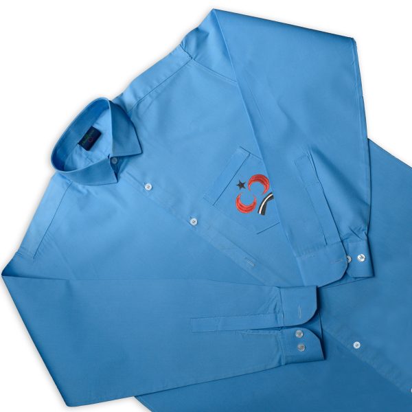 Shaukat Khanum Blue Shirt Uniform By Deans