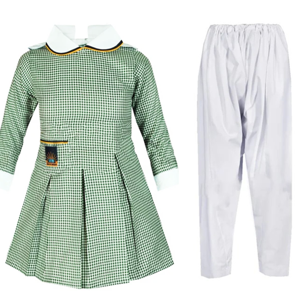 Dar-e-Arqam A-line Frock Suit for Girls